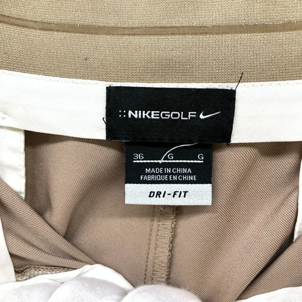 Nike Golf Shorts Mens 36 Beige Pleated Front‎ 10